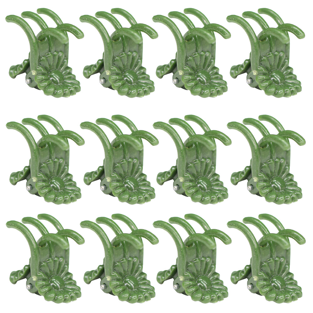 100PCS 5-Claw Army Green Phalaenopsis Orchid Plant Clips